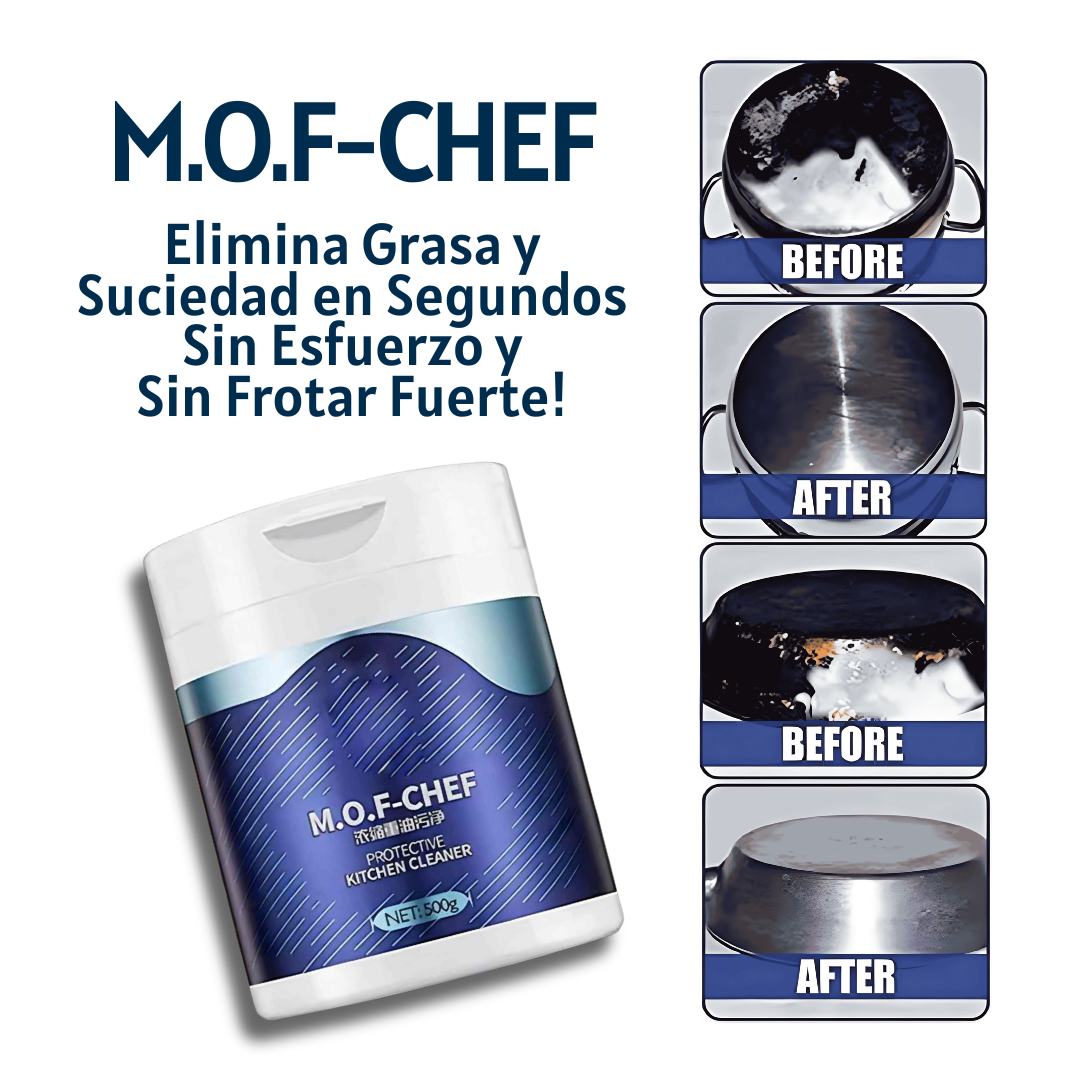 Limpiador Saca Grasa en Polvo - Mof Chef
