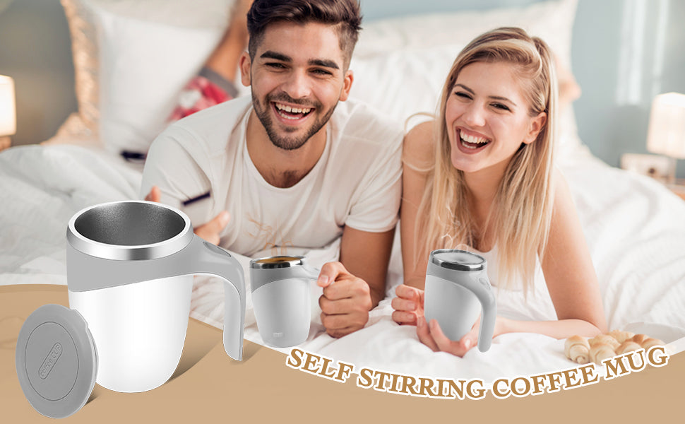 TAZA MEZCLADORA AUTOMATICA ☕ AUTOMATIC STIRRING CUP