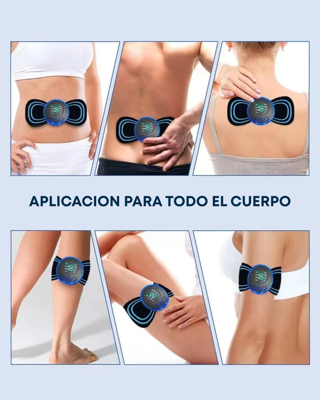 Combo Masajeador de Pies + Mini Masajeador Muscular – Alivio total en casa | Recargables y portátiles