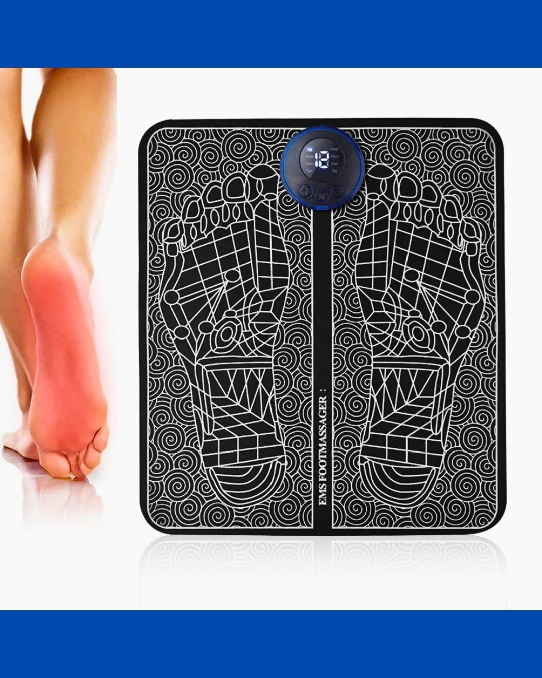 Combo Masajeador de Pies + Mini Masajeador Muscular – Alivio total en casa | Recargables y portátiles